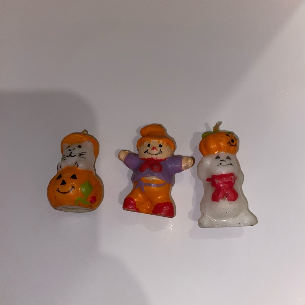 Vintage Miniature Halloween Candles 1989
